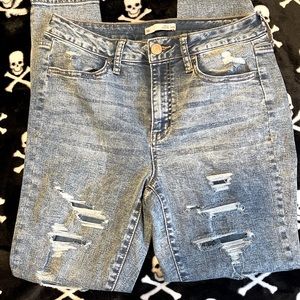 SO Brand Jean Jeggings! Distressed & stonewashed!